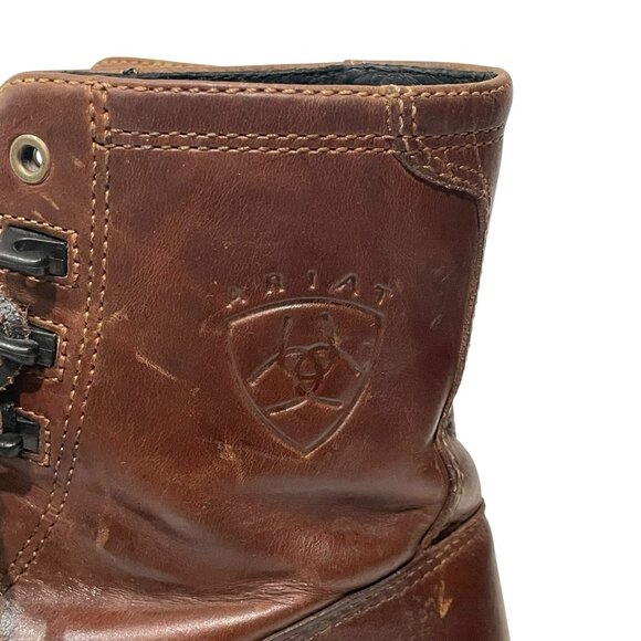 Ariat Heritage Lacer Lace Up Cowboy Western Boots Mens 9D Brown Leather main image 9